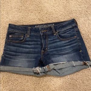 American Eagle low rise jean shorts